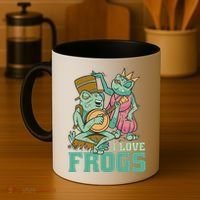 I Love Frogs Coffee Mug thumb 4