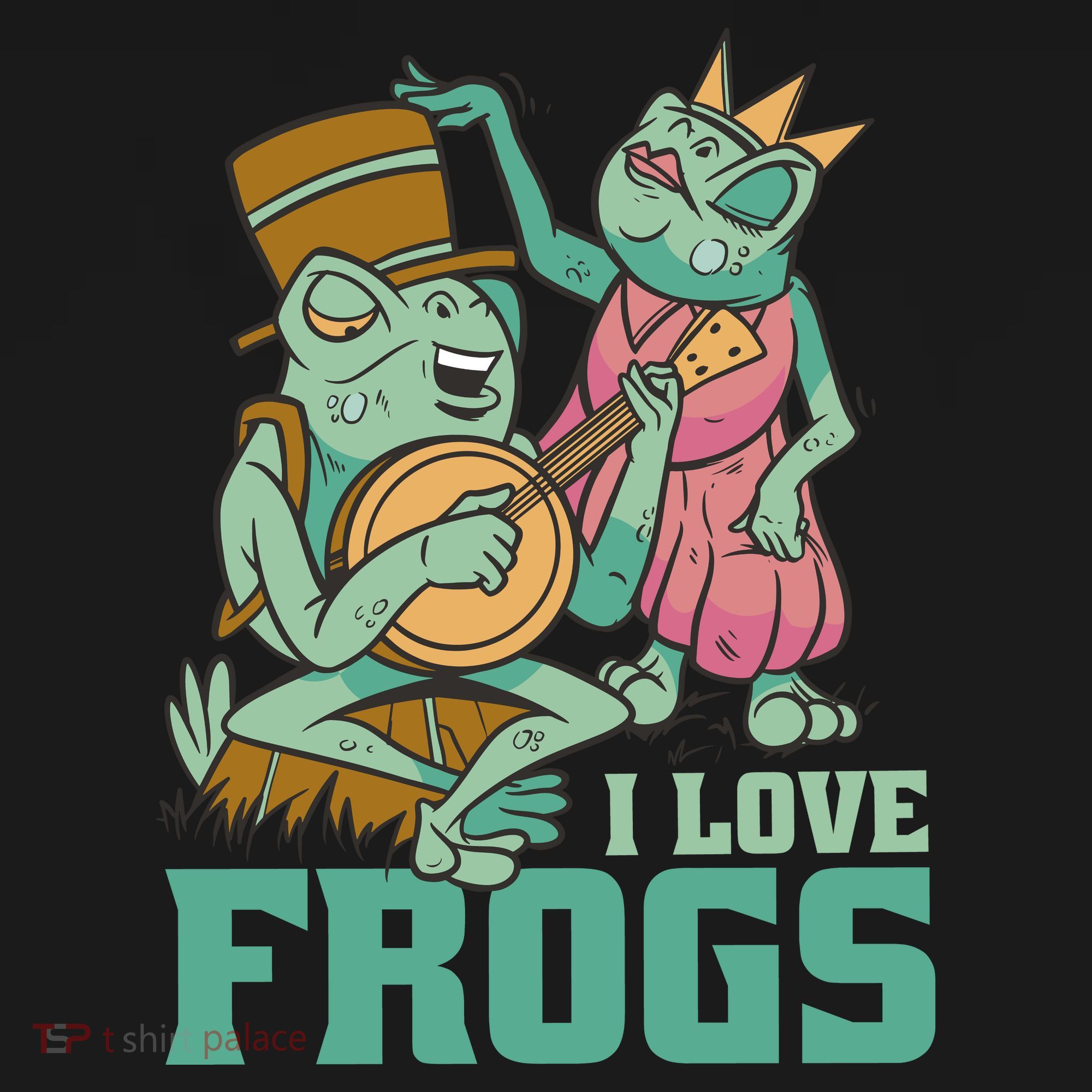 I Love Frogs Polo