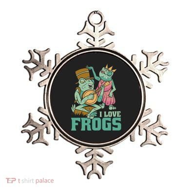 I Love Frogs Ornament