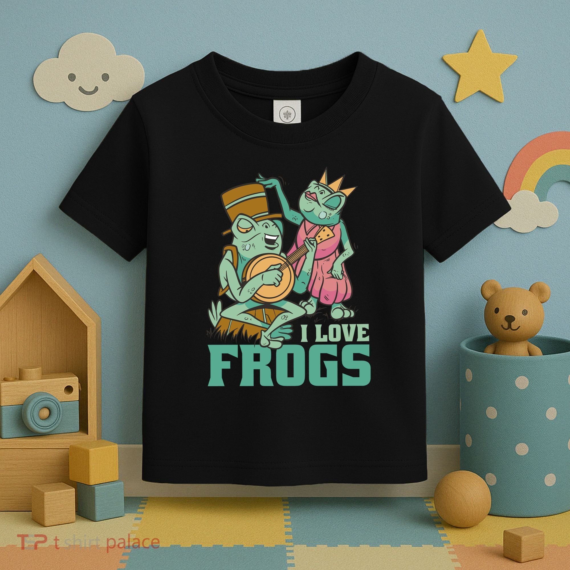 I Love Frogs Toddler T-Shirt