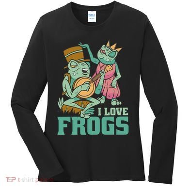I Love Frogs Women's Long Sleeve Shirt