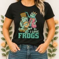 I Love Frogs Women's T-Shirt thumb 2