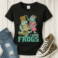 I Love Frogs Women's T-Shirt thumb 3