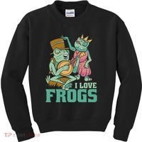 I Love Frogs Kids Sweatshirt thumb 0
