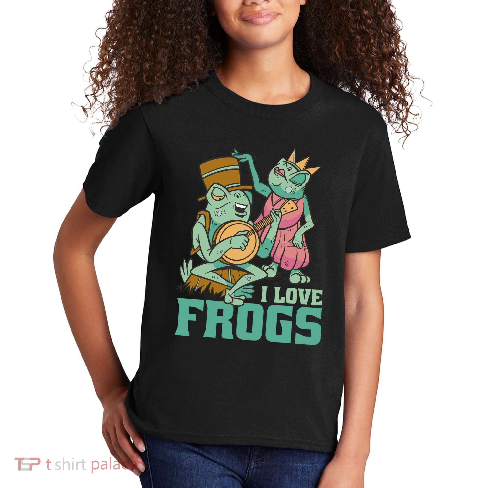 I Love Frogs Kids T-Shirt