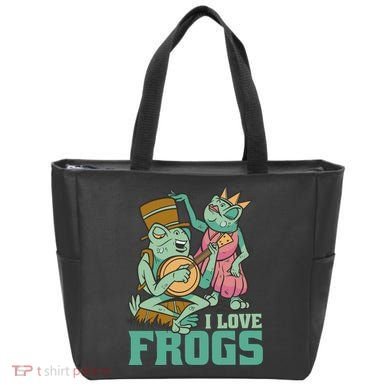 I Love Frogs Tote Bag