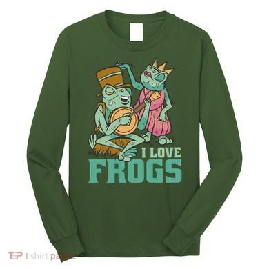 I Love Frogs Long Sleeve Shirt