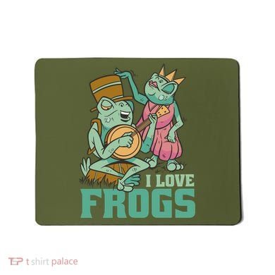 I Love Frogs Mousepad