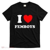 I Love Femboys Crossdressing Sissy Femboy T-Shirt thumb 0
