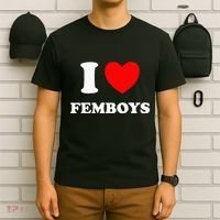 I Love Femboys Crossdressing Sissy Femboy T-Shirt thumb 6