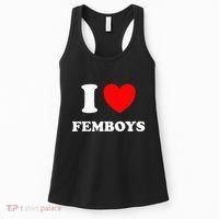 I Love Femboys Crossdressing Sissy Femboy Women's Tank Top thumb 0