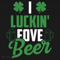 I Luckin Fove Beer Funny St Patrick's Day Coaster thumb 2