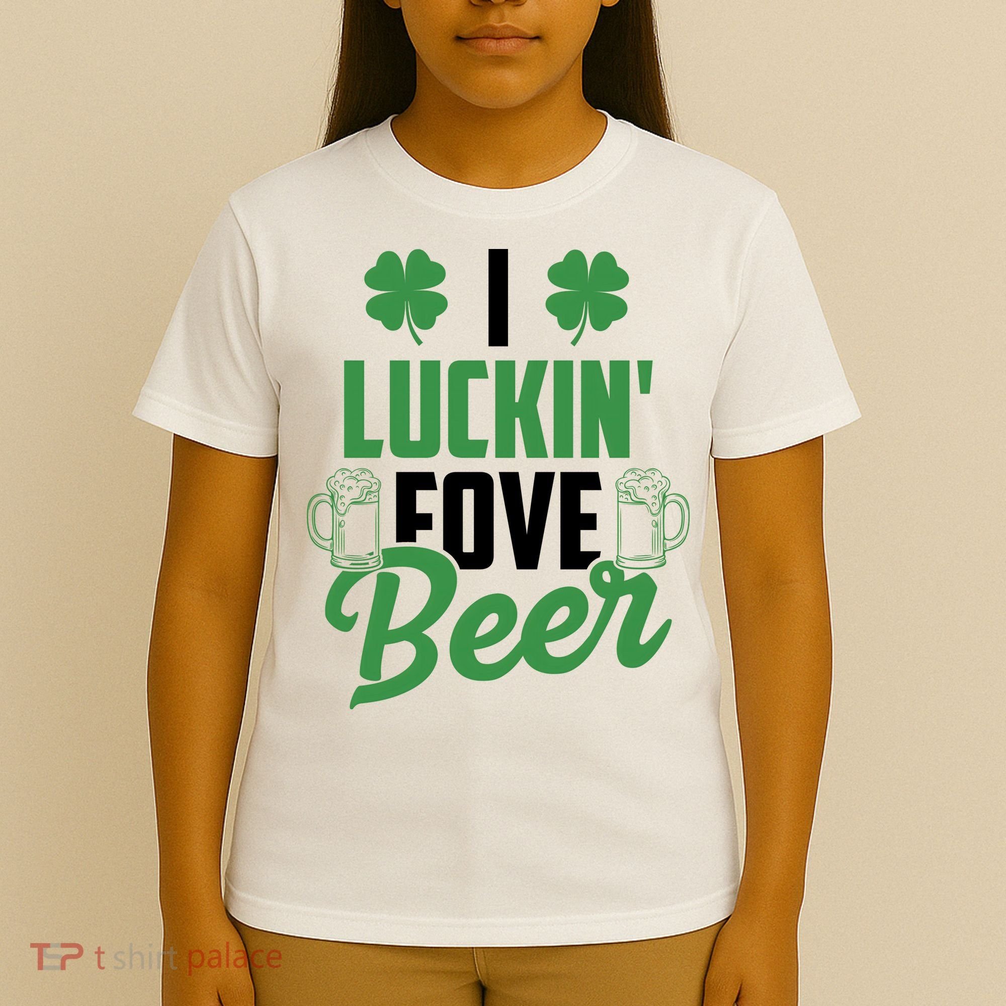 I Luckin Fove Beer Funny St Patrick's Day T-Shirt