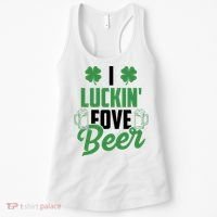 I Luckin Fove Beer Funny St Patrick's Day Women's Tank Top thumb 0
