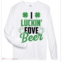 I Luckin Fove Beer Funny St Patrick's Day Zone Performance Long-Sleeve T-Shirt thumb 0