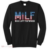 I Love Fireworks Funny 4th Of July Sweatshirt thumb 0
