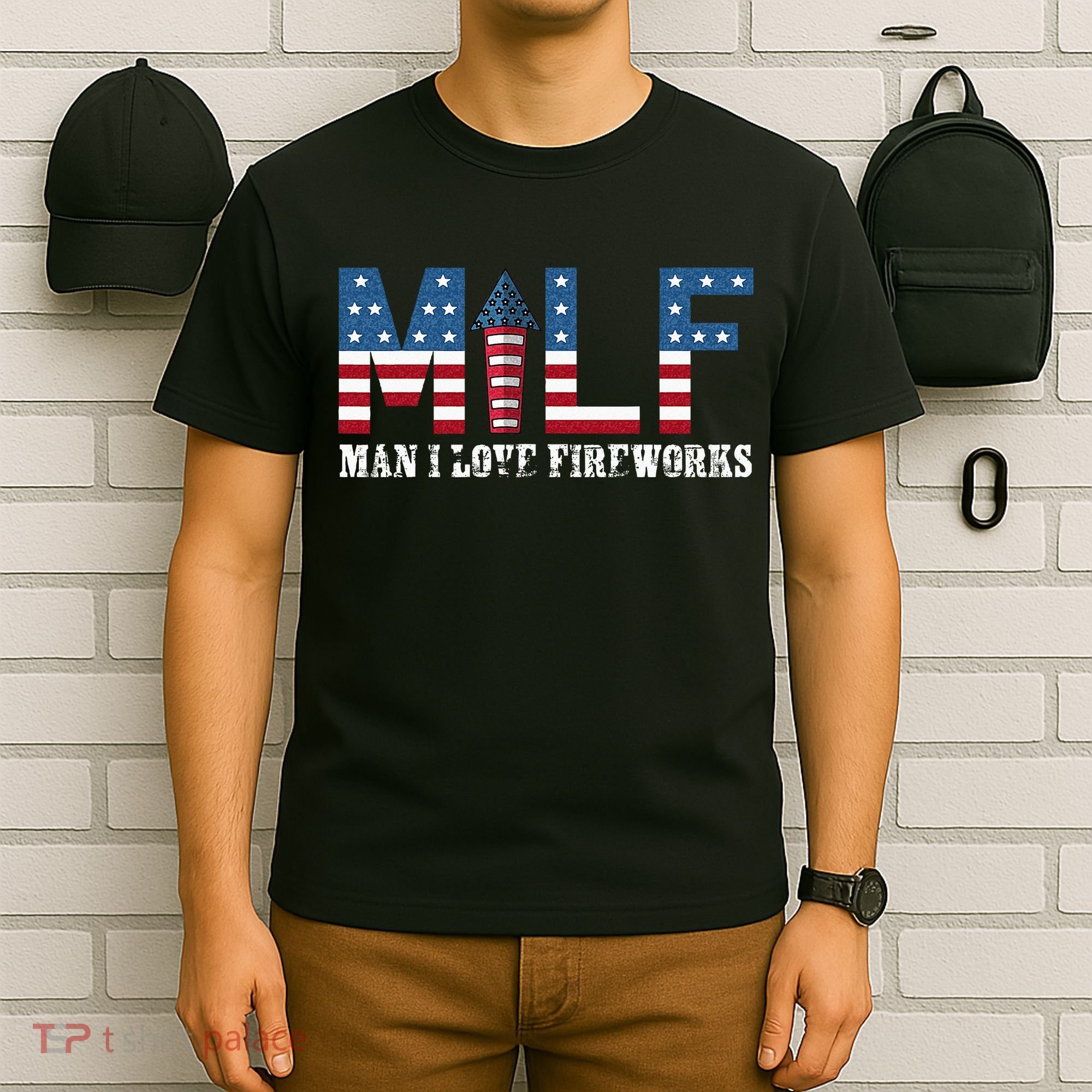 I Love Fireworks Funny 4th Of July T-Shirt