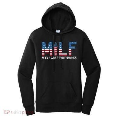 I Love Fireworks Funny 4th Of July Women's Hoodie