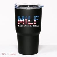 I Love Fireworks Funny 4th Of July Tumbler thumb 0