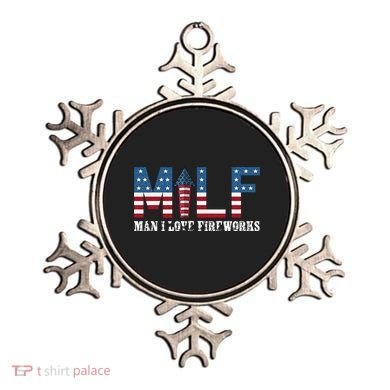 I Love Fireworks Funny 4th Of July Ornament