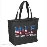 I Love Fireworks Funny 4th Of July Tote Bag thumb 2