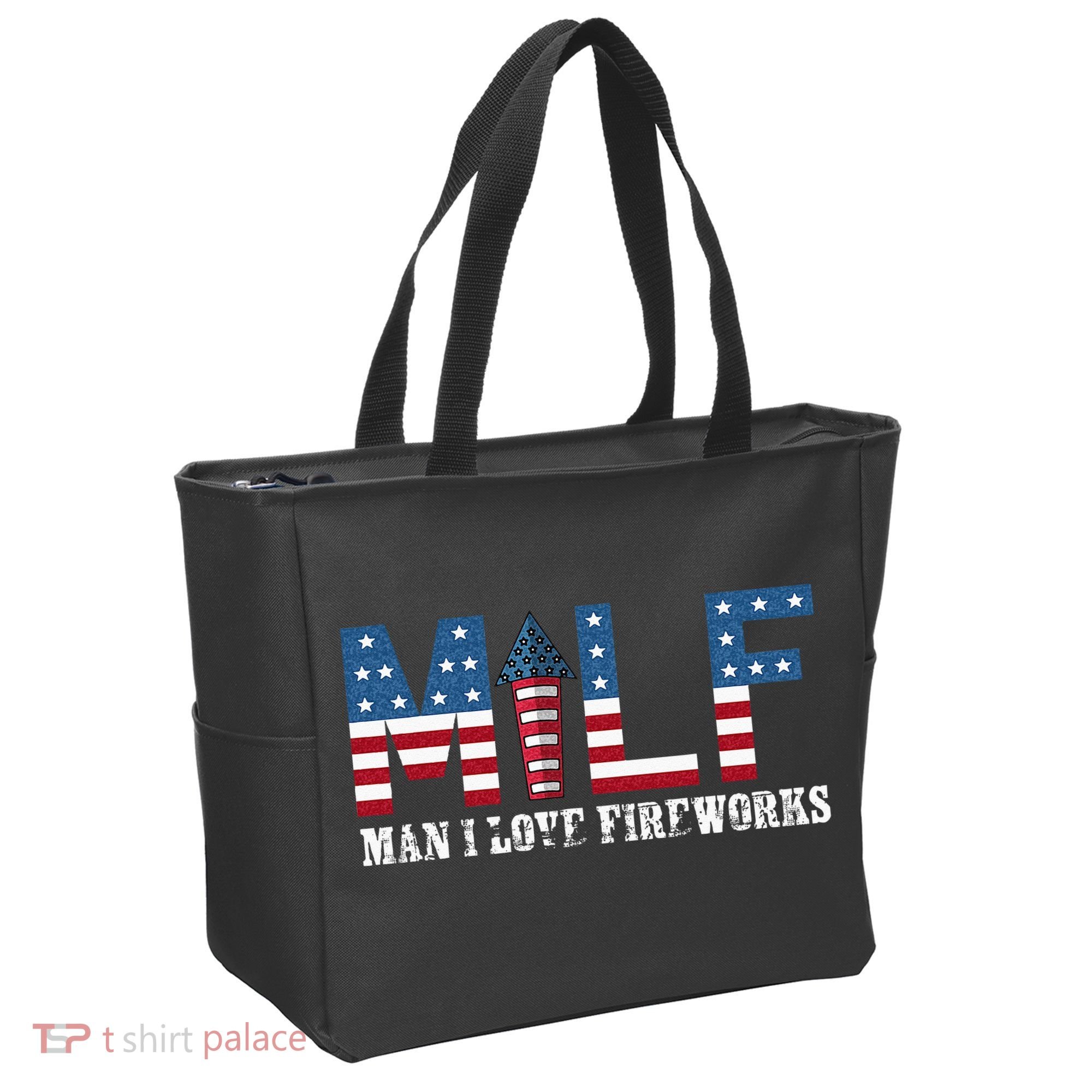 I Love Fireworks Funny 4th Of July Tote Bag