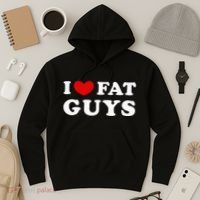 I Love Fat Guys Hoodie thumb 3