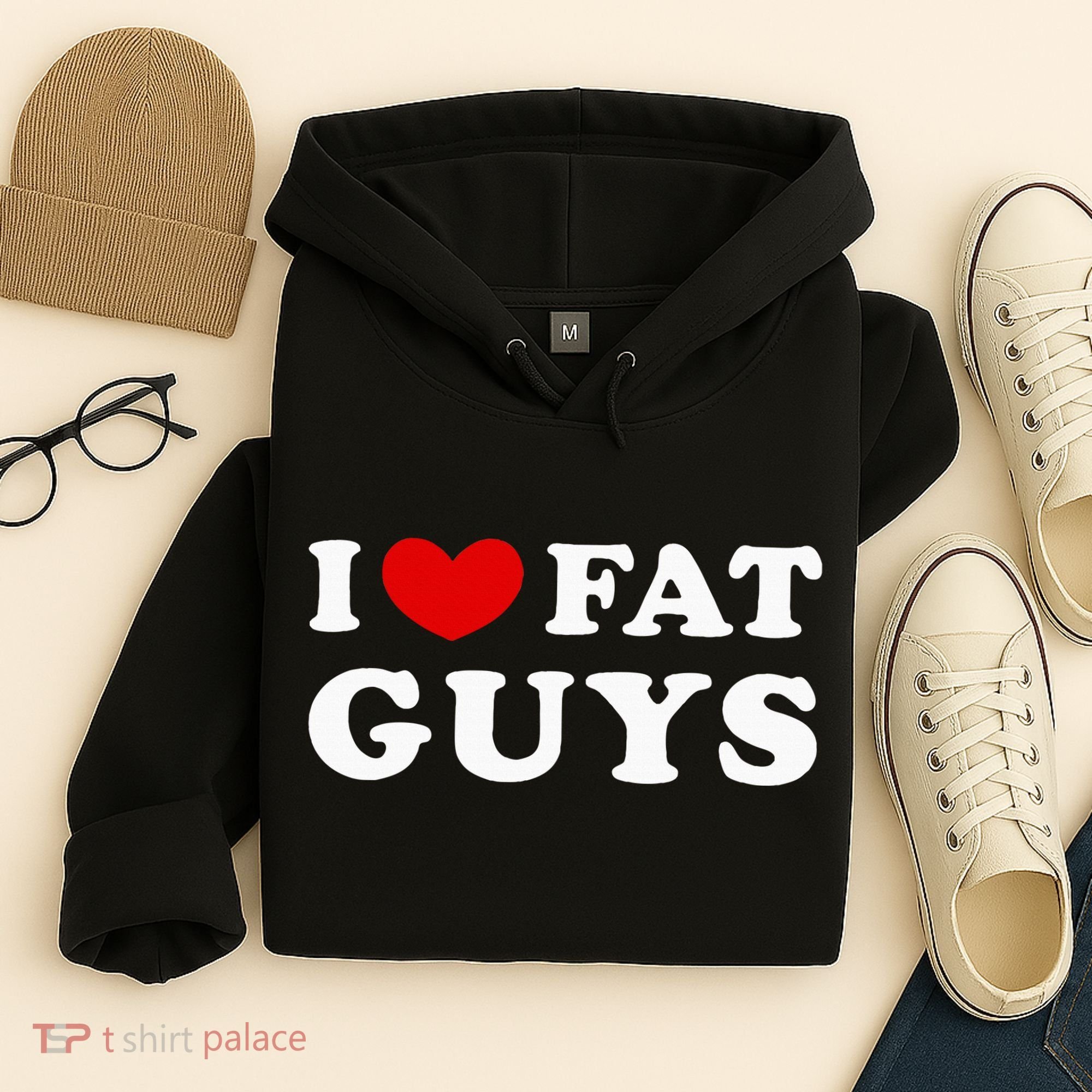 I Love Fat Guys Hoodie