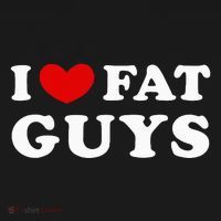 I Love Fat Guys Button thumb 1