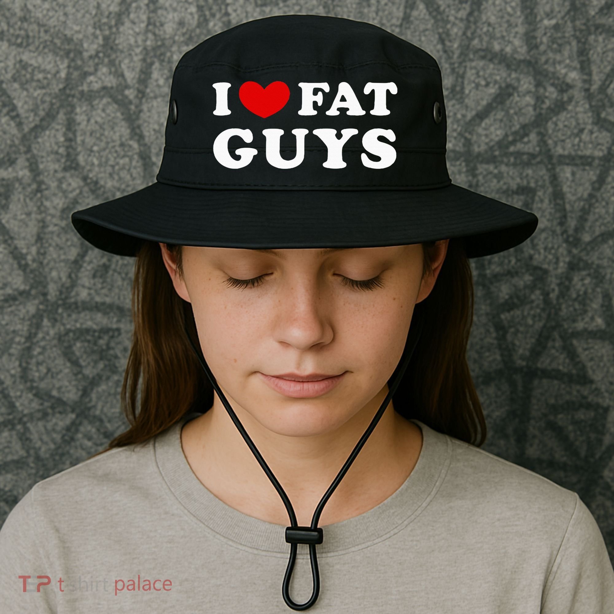 I Love Fat Guys Bucket Hat