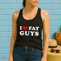 I Love Fat Guys Women's Tank Top thumb 2