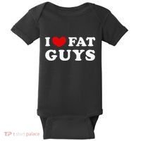 I Love Fat Guys Baby Bodysuit thumb 0