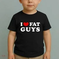 I Love Fat Guys Toddler T-Shirt thumb 2