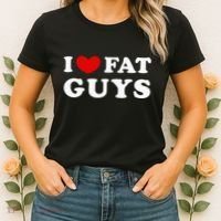 I Love Fat Guys Women's T-Shirt thumb 2