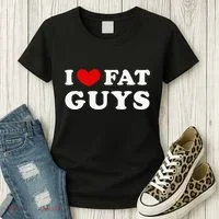 I Love Fat Guys Women's T-Shirt thumb 3