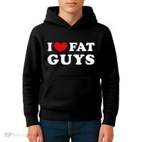 I Love Fat Guys Kids Hoodie thumb 4
