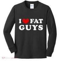 I Love Fat Guys Kids Long Sleeve Shirt thumb 0