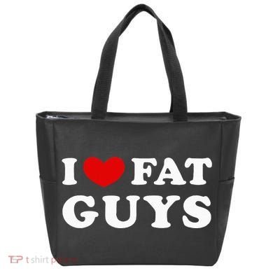 I Love Fat Guys Tote Bag