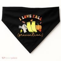I Love Fall Gift USA-Made Doggie Bandana thumb 0