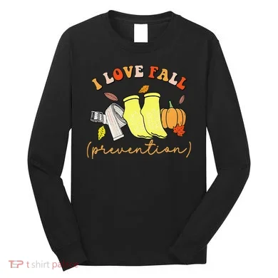 I Love Fall Gift Long Sleeve Shirt