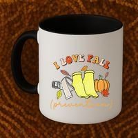 I Love Fall Gift Coffee Mug thumb 2