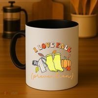 I Love Fall Gift Coffee Mug thumb 4
