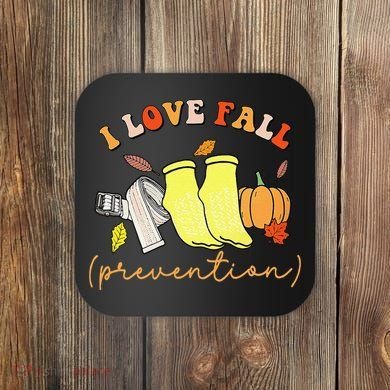 I Love Fall Gift Coaster