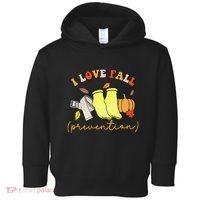 I Love Fall Gift Toddler Hoodie thumb 0