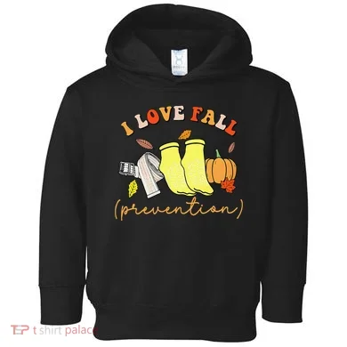 I Love Fall Gift Toddler Hoodie