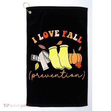 I Love Fall Gift Golf Towel