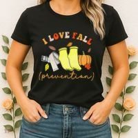 I Love Fall Gift Women's T-Shirt thumb 2