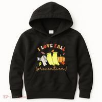 I Love Fall Gift Kids Hoodie thumb 0