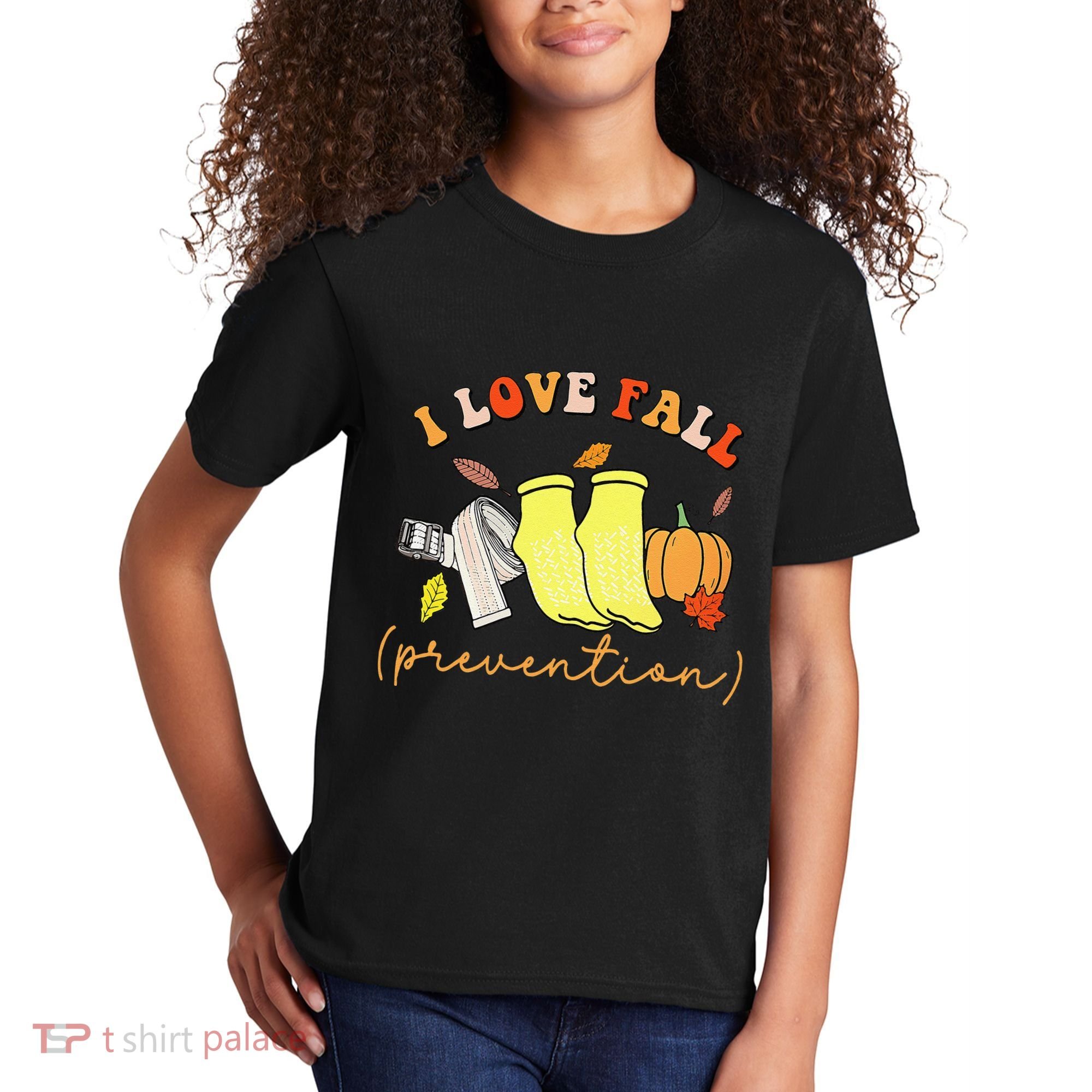 I Love Fall Gift Kids T-Shirt