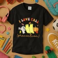 I Love Fall Gift Kids T-Shirt thumb 3